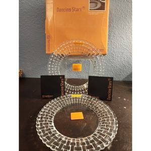 2 Vtg New Nachtmann Dancing Stars Bossa Nova Salad Plates 9-1/4"‎ W/box